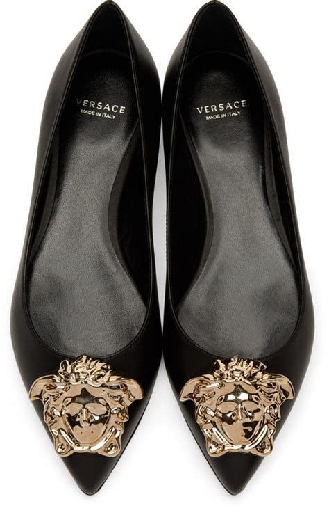 versace flats shoes|Versace ballet flats.